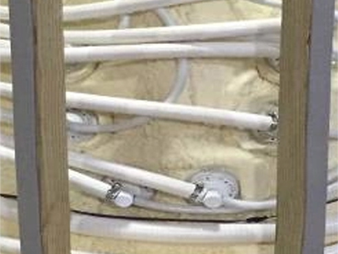 ⑤ حجب المسودات وختم الفجوات حول الخزانة 